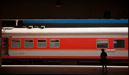 Waiting for train to Zhenjiang at Shanghai Railway Station