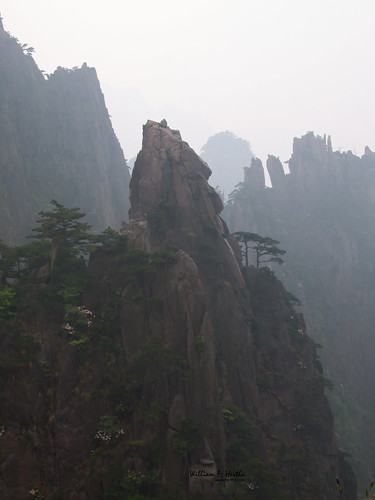 Hiking in Huangshan Park