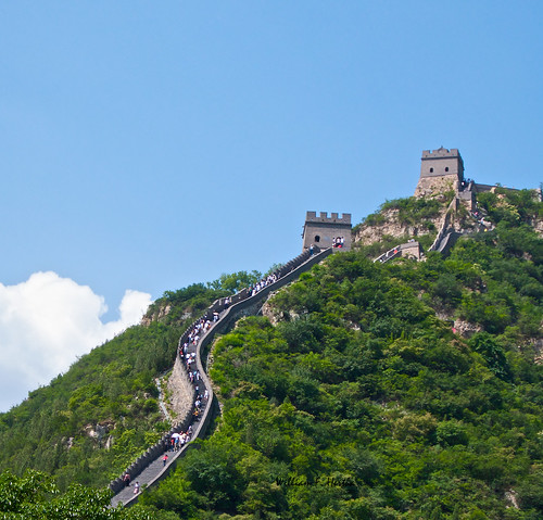 Climbing the Great Wall of China