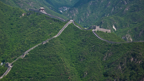 Climbing the Great Wall of China