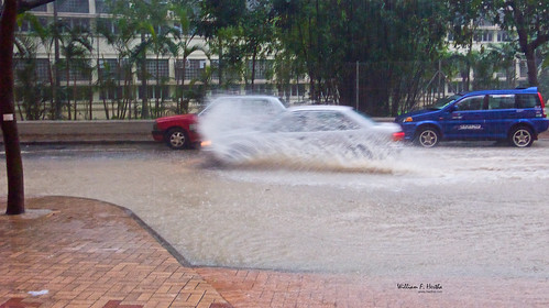 Flooding in Hong Kong