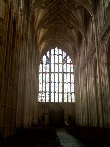 Interior View of Stained Glass, Winchester Cathedral