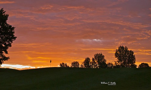 Dawn at Redcrest Golf Course