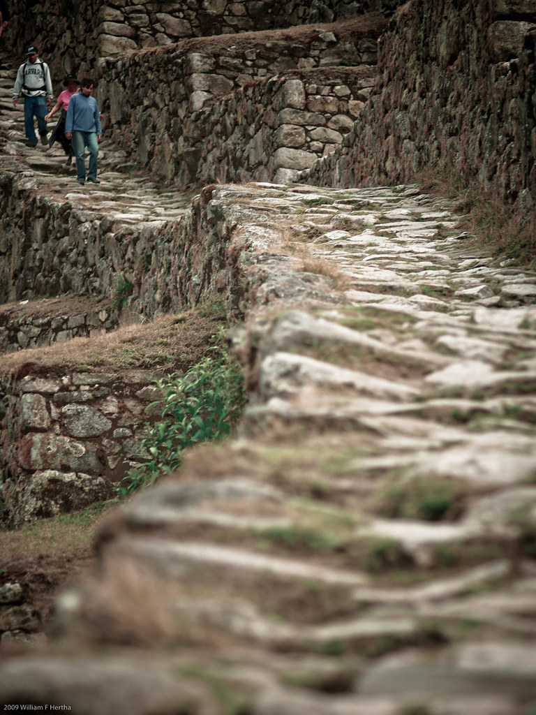 The Inca Trail at Machupicchu
