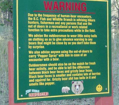 Bear Warning