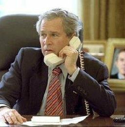 Humour: Bush on Telephone