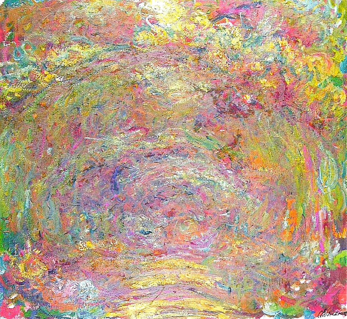 Monet: Path Under the ROse Trellises