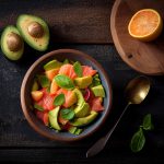 Salad: Avocado and Grapefruit