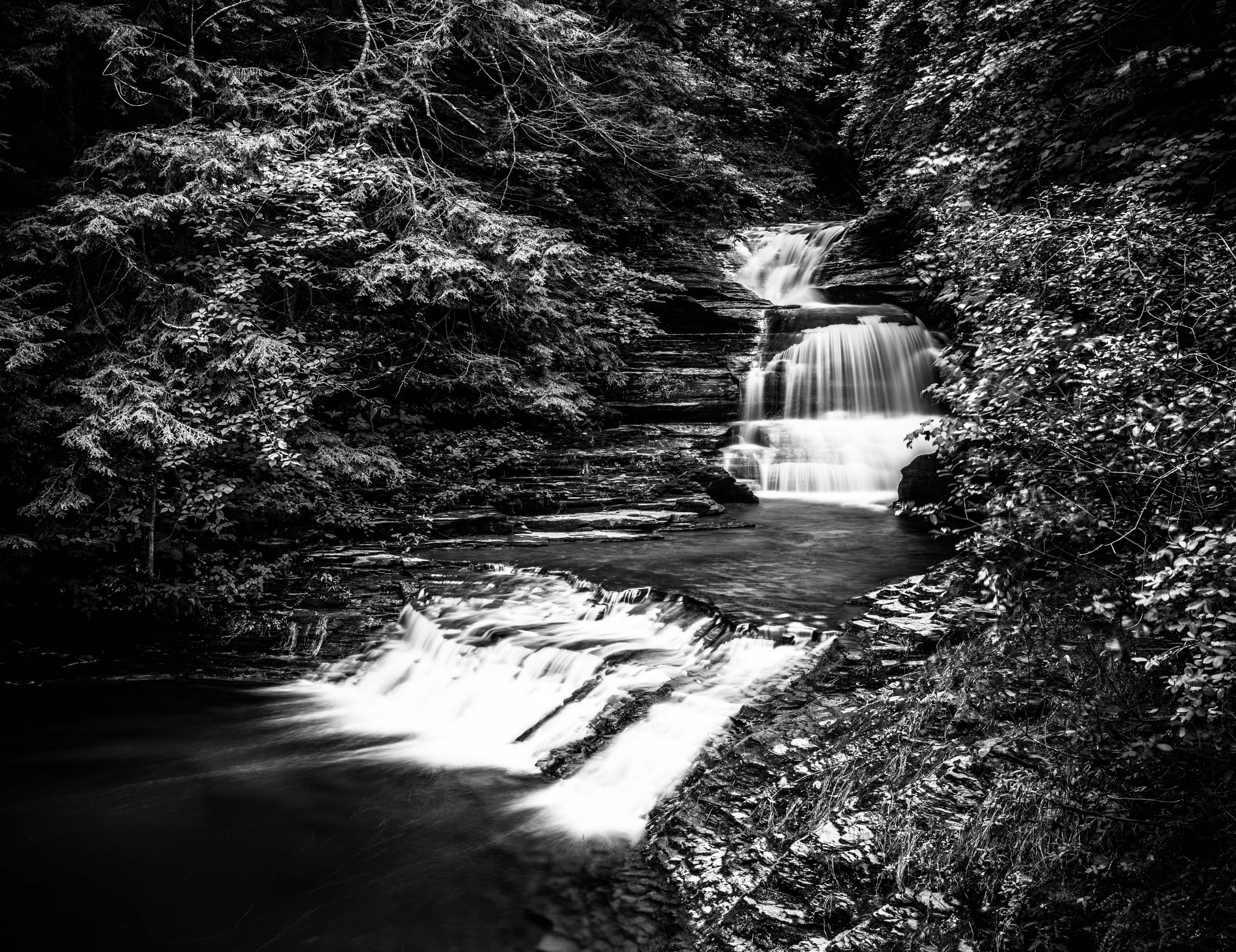 Ithaca Series: Waterfall #7
