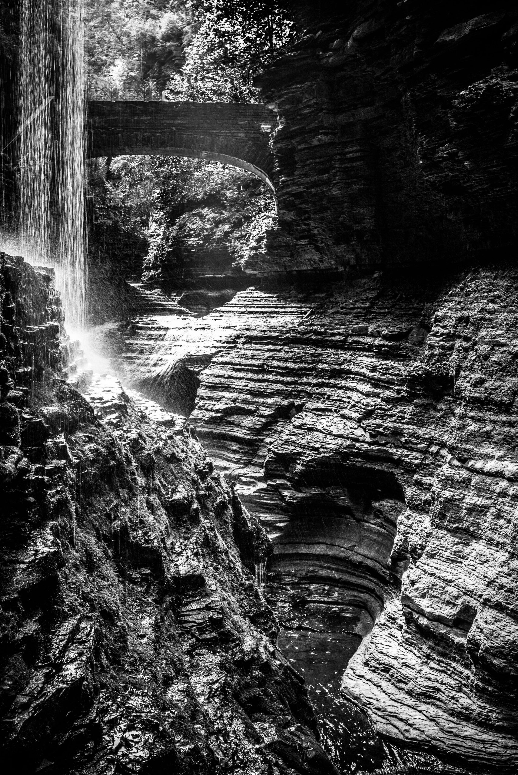 Ithaca Series: Waterfall #10