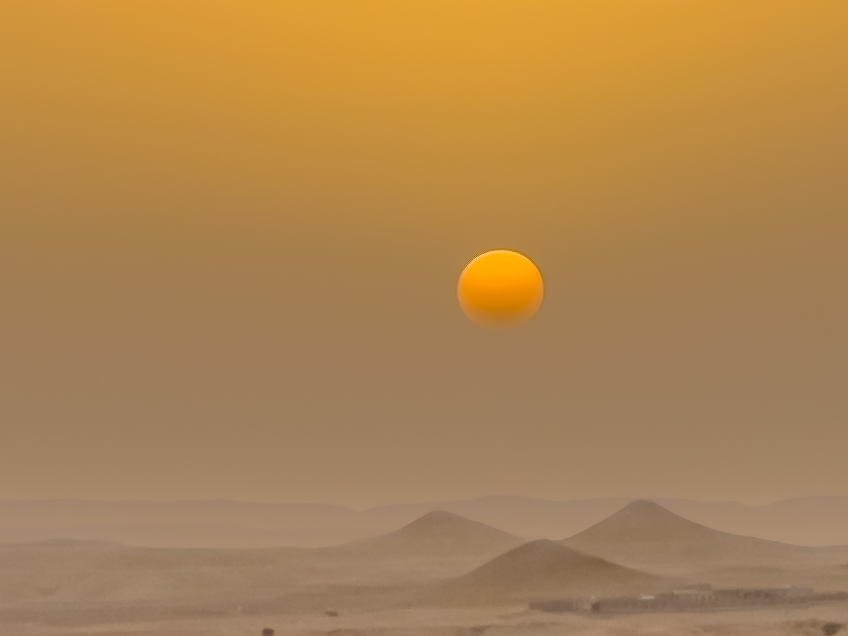 Sunset in Sandstorm