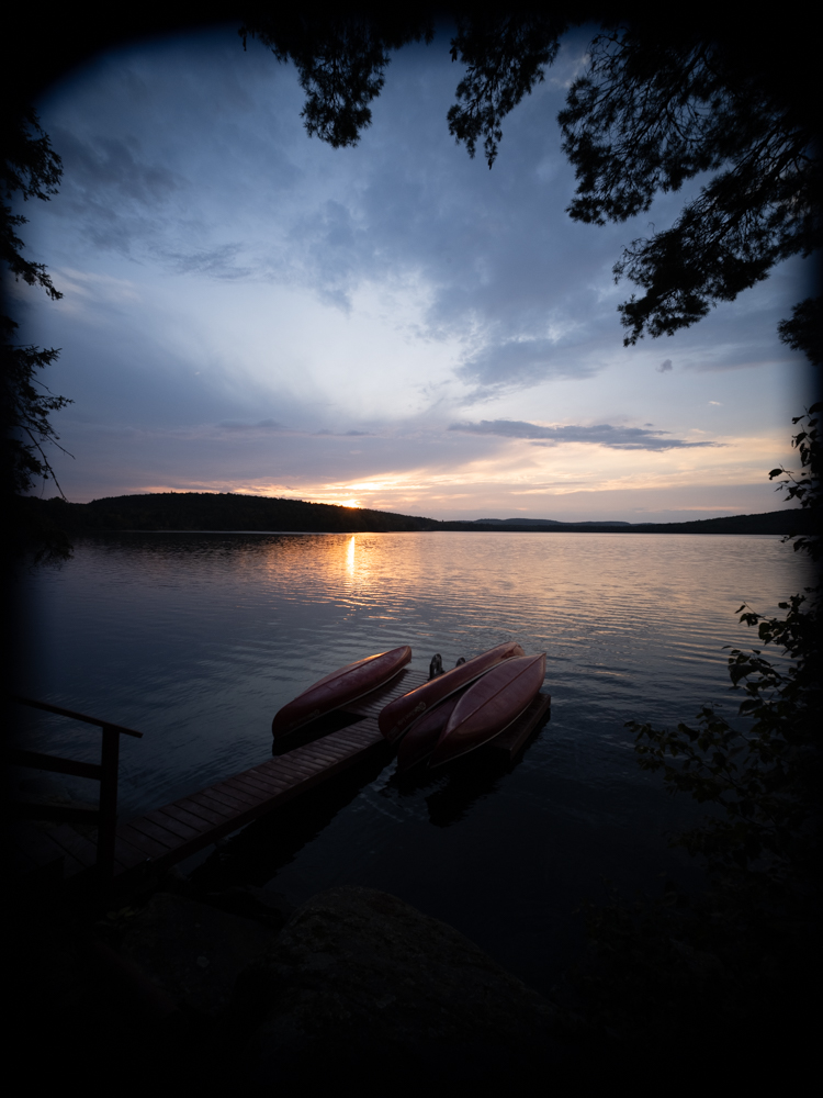 2024-09 Killarney Lodge - Algonquin Park, Boat, Canoe, Lake, Nature, Project-codes, Sky, Sunset, Travel, Vehicle, Waters